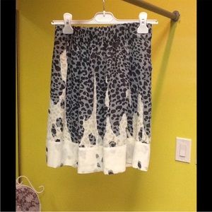 White & Blue tones CAbi skirt